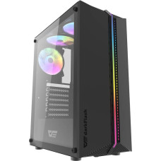 Darkflash Computer case Darkflash DK151 LED with 3 fan (black)