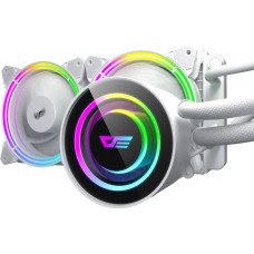 Darkflash PC Water Cooling AiO Darkflash TR240  RGB 2x 120x120 (white)