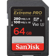 Sandisk Extreme Pro SDXC    64GB UHS-II C10 U3 V60
