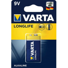 Varta 10x1 Varta Longlife Extra 9V block 6 LR 61       PU inner box