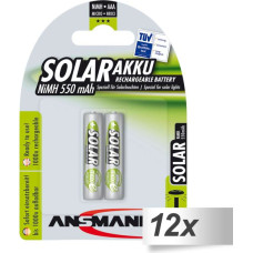 Ansmann 12x2 Ansmann maxE NiMH bat. Micro AAA 550 mAh SOLAR