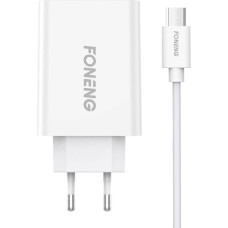 Foneng Fast charger Foneng  1x USB EU43 + USB Micro cable