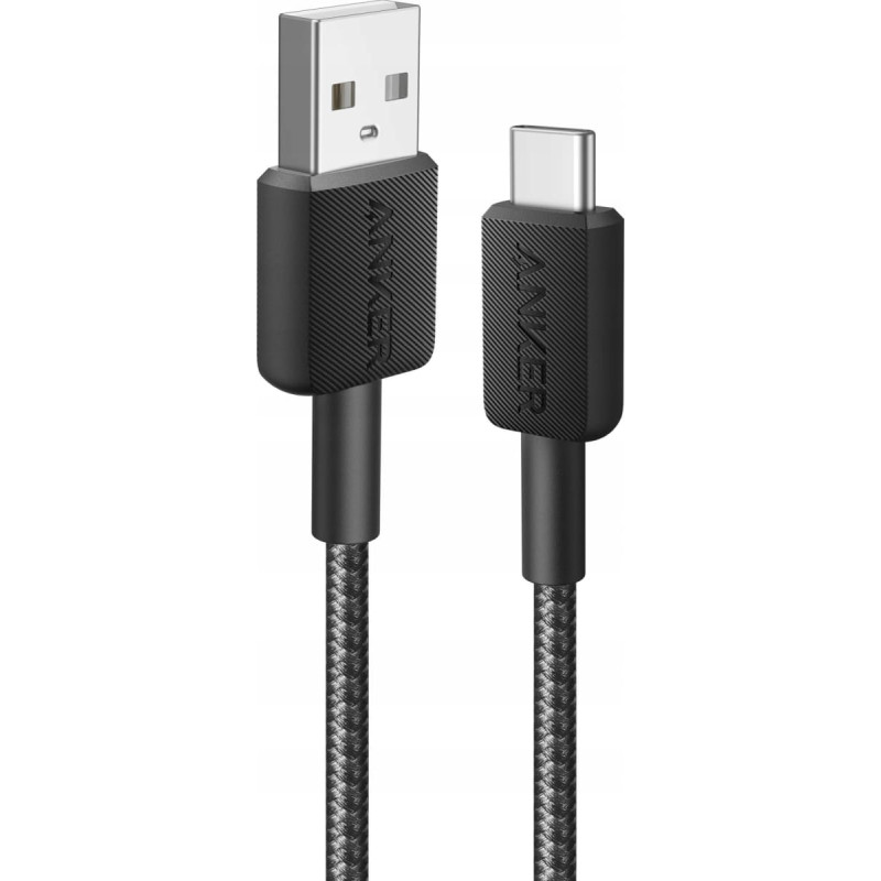 Anker CABLE USB-A TO USB-C 0.9M/322 BLACK A81H5G11 ANKER
