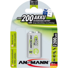 Ansmann 1 Ansmann maxE NiMH rech.bat. 9V block 200 mAh         5035342