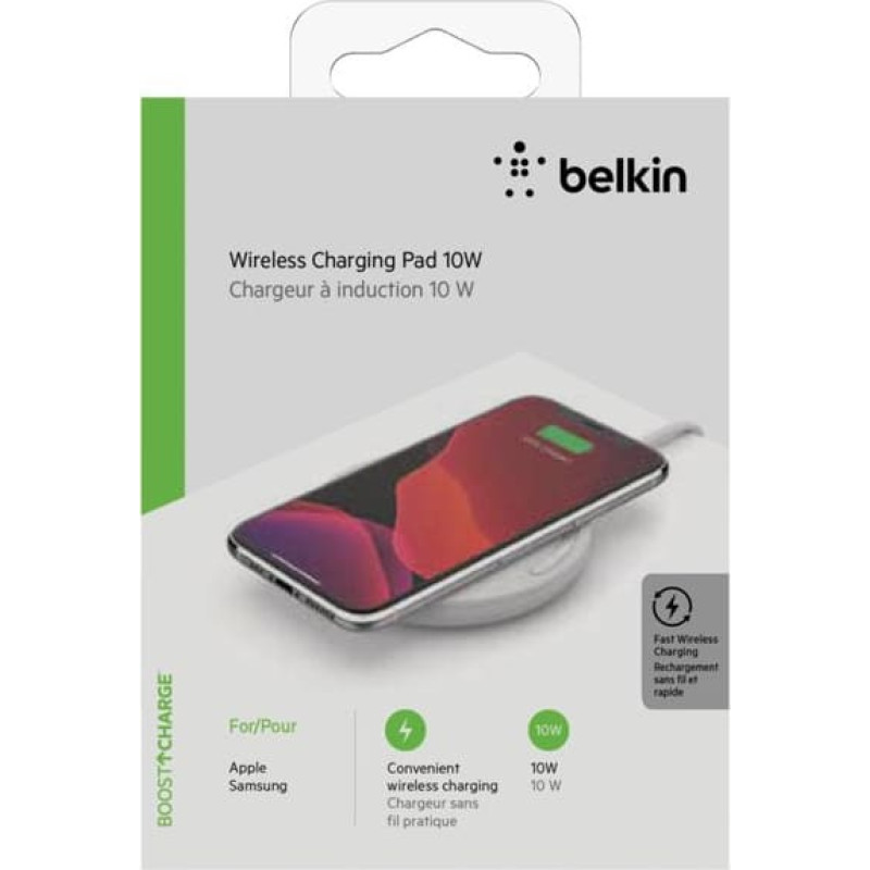 Belkin BOOST Chargeing Pad 10W Micro-USB Cab. w. Adaptor white