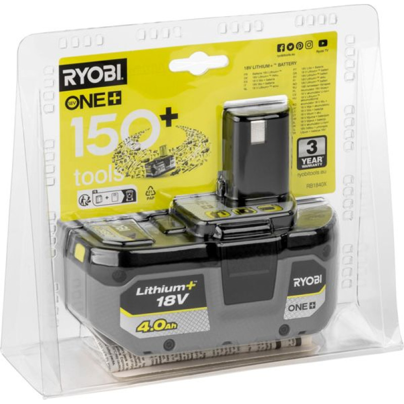 Ryobi RB1840X 18V 4,0Ah Battery