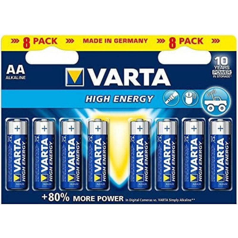 Varta 1x8 Varta Longlife Power Mignon AA LR06