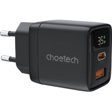 Choetech Wall charger GAN3 USB-A+C PD35W Choetech PD6052 (black)