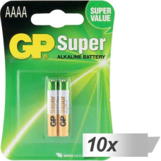 Gp Batteries 10x2 GP Super ALkaline AAAA Batteries