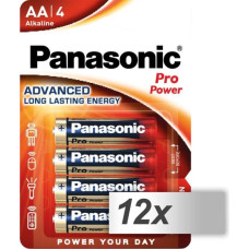 Panasonic 12x4 Panasonic Pro Power LR 6 Mignon AA           PU inner box