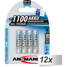 Ansmann 12x4 Ansmann NiMH bat. 1100 Micro AAA 1050 mAh