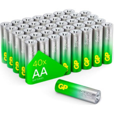 Gp Batteries 1x40 GP Super Alkaline AA Mignon Batteries PET Box GPSUP15A900C40