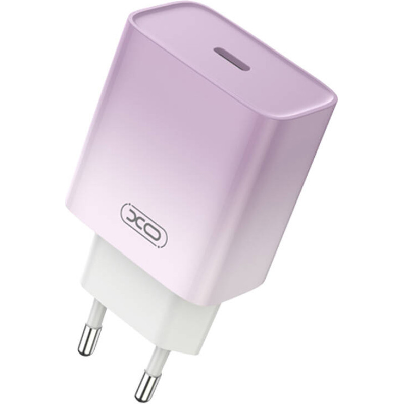 XO Wall charger XO CE18, USB-C, PD30W (purple)