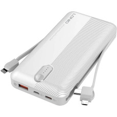 Ldnio Powerbank LDNIO PL1013, 10000mAh + 3in1 cable (white)