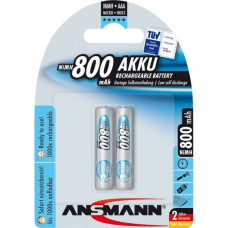 Ansmann 1x2 Ansmann maxE NiMH rech. bat. Micro AAA 800 mAh        5030982