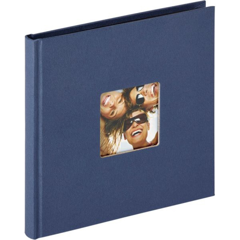 Walther Fun blue 18x18 30 black Pages Buch FA199L