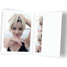 Daiber 1x100 Daiber Passport Photo Folders white for 3 sizes