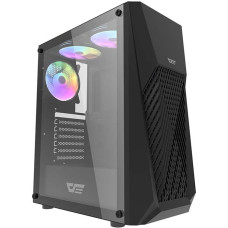 Darkflash Computer case Darkflash DK150 with 3 fans (black)