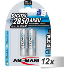 Ansmann 12x2 Ansmann NiMH bat. 2850 Mignon AA 2650 mAh DIGITAL