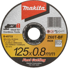 Makita B-45733 cutting disk 125x0,8mm INOX