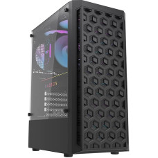 Darkflash DK300M Micro-ATX PC Case with 3 Fans (Black)