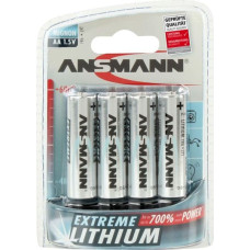 Ansmann 1x4 Ansmann Extreme Lithium Mignon AA LR 6