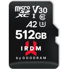 Goodram Memory card microSD IRDM 512GB UHS-I U3 A2 + adapter