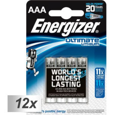 Energizer 12x4 ENERGIZER Ultimate Lithium Micro AAA LR 03 1,5V