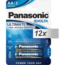 Panasonic 12x2 Panasonic Evolta LR 6 Mignon                LR6EGE/2BP